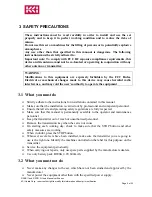 Preview for 5 page of IKUSI RADS11' RADF13 User Manual