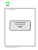 Preview for 48 page of IKUSI T70/1 Operation & Installation Manual