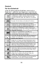 Предварительный просмотр 58 страницы ILA X User Manual