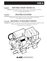 Предварительный просмотр 1 страницы ILCO Unican 008A Instruction Manual