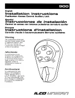 Preview for 1 page of ILCO Unican 900 Installation Instructions Manual