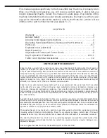 Preview for 2 page of ILCO Unican Nova 2000 Supplemental Operation Manual