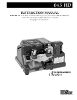 ilco 045 HD Instruction Manual preview