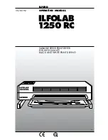 Preview for 1 page of Ilford ILFOLAB 1250 RC Operating Manual