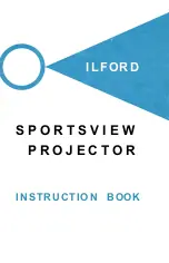 Предварительный просмотр 1 страницы Ilford Sportsview Instruction Book