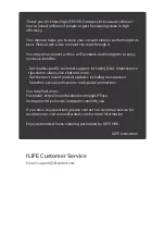 Предварительный просмотр 3 страницы Ilife H50 User Manual