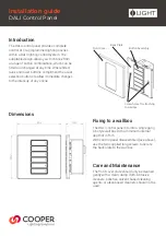 Preview for 1 page of iLight DALI Control Panel Installation Manual