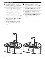 Предварительный просмотр 8 страницы iLive Home Dock for iPhone/iPod with Intelli Set ICP689B User Manual