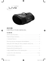 iLive IB318B Instruction Manual preview