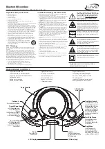 Предварительный просмотр 1 страницы iLive IBC233B v1261-02 User Manual