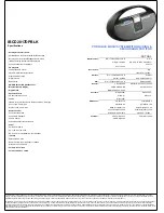 Предварительный просмотр 2 страницы iLive IBCD2817DPBLK Specification Sheet