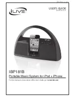 Preview for 1 page of iLive IBP181B User Manual