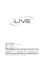 Предварительный просмотр 8 страницы iLive IBR2807DP Instruction Manual