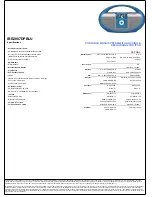 Preview for 2 page of iLive IBR2807DPBLU Specification Sheet