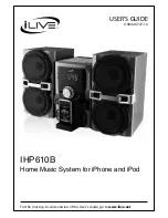 Preview for 1 page of iLive IHP610B User Manual