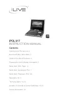 Предварительный просмотр 1 страницы iLive IPDL917 Instruction Manual