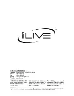 Предварительный просмотр 11 страницы iLive IS1088 Instruction Manual