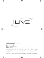 Preview for 12 page of iLive IS108B Instruction Manual