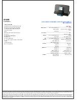 Preview for 2 page of iLive IS108B Specifications