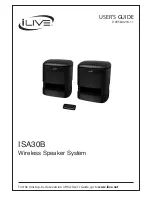 iLive ISA30B User Manual preview