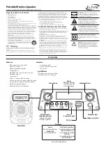 Preview for 1 page of iLive ISB408 v2049-01 User Manual