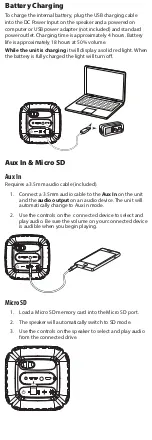 Предварительный просмотр 2 страницы iLive ISBW101 User Manual