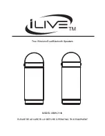 Preview for 1 page of iLive ISBW2116B Manual