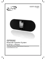 Preview for 1 page of iLive ISPB592 User Manual