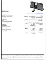 Preview for 2 page of iLive ISPK2806BLK Specification Sheet