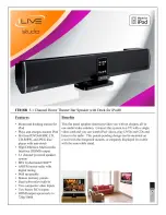 Предварительный просмотр 1 страницы iLive IT818B Specifications