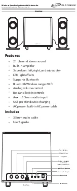 Preview for 1 page of iLive PLATINUM IHB26B User Manual