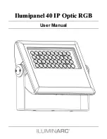 ILLUMINARC ILLUMIPANEL 40 IP OPTIC RGB User Manual preview