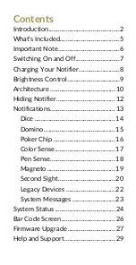 Preview for 3 page of ILLUMINATI MAGIC Unifi NOTIFIER User Manual