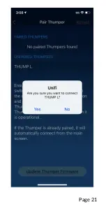 Предварительный просмотр 23 страницы ILLUMINATI MAGIC Unifi Thumper User Manual