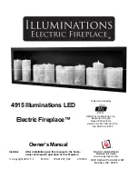 Illuminations Electric Fireplace 4915 Illuminations LED Owner'S Manual preview