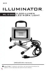 Illuminator WL-2000 Operator'S Manual preview