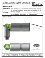 Preview for 2 page of Illumitex Versa VS Installation Instructions