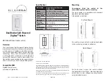 Preview for 2 page of Illumra ZBT-S2AWH Quick Start Manual