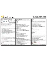 Preview for 2 page of Illustra Edge IQS05FFACWCY Quick Installation Manual