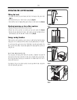 Preview for 20 page of illy Francis Francis Y3 Instruction Manual