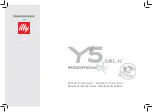 illy FrancisFrancis iperespresso Y5 MILK Instruction Manual preview