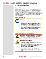 Preview for 8 page of ILMOR One-Drive Owner'S Manual