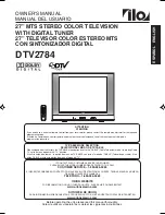 Предварительный просмотр 1 страницы iLO DTV2784 Owner'S Manual