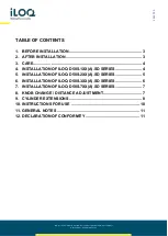 Preview for 2 page of iLoq D50S Series Mounting And Care Instructions