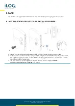 Preview for 4 page of iLoq D50S Series Mounting And Care Instructions