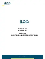 iLoq H50S.31.HC Series Mounting And Care Instructions предпросмотр