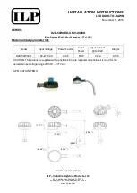 ILP D2D-50WLED-UNIV-00K Series Installation Instructions preview