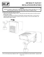 Предварительный просмотр 3 страницы ILP SWP-2L Series Installation Instructions