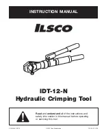 Предварительный просмотр 1 страницы Ilsco IDT-12-N Instruction Manual