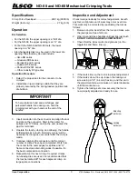 Предварительный просмотр 3 страницы Ilsco ND-58 Instruction Manual